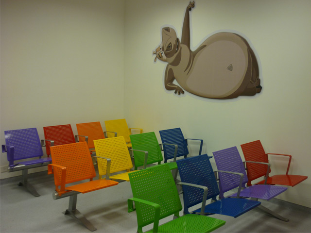 Sala de espera Hospital Pediatria Rivadavia
