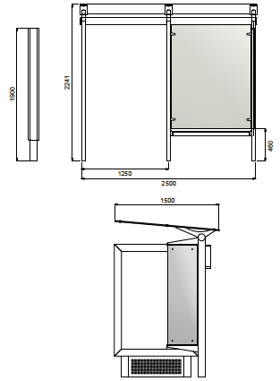 Abrigo de Ônibus modular Vitrus